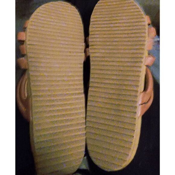 COCONUTS by Matisse Zurie Slide Brown Strappy Leather Sandals Womens Size 9 - Picture 3 of 4